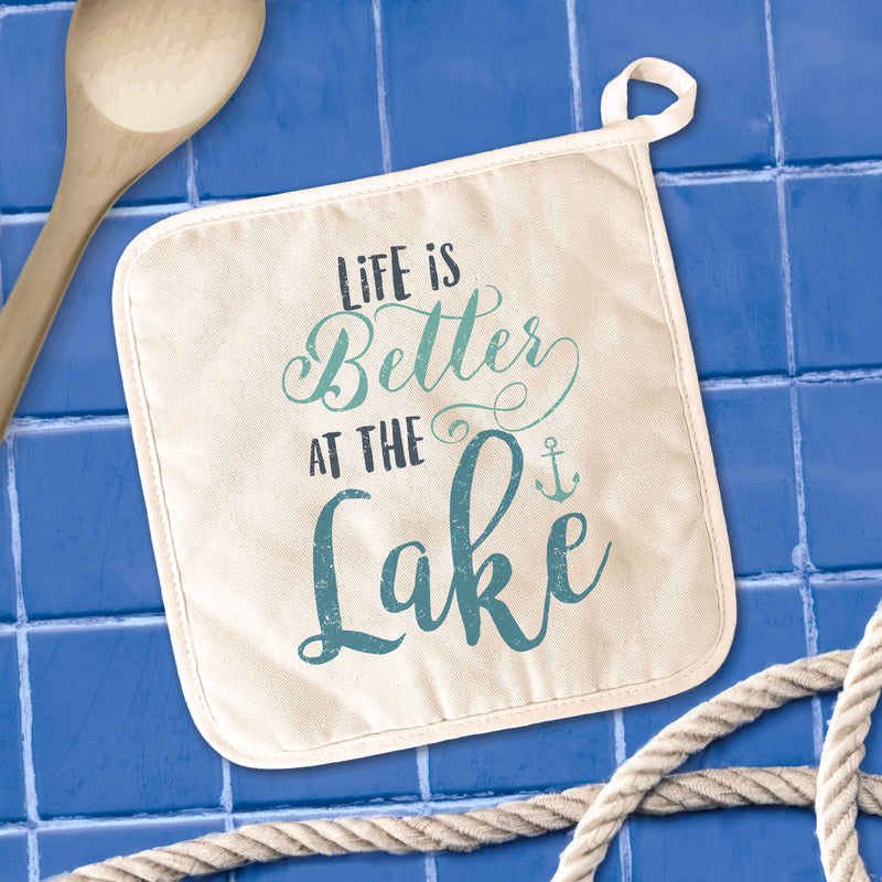 Life is Better at the Lake - Cotton Pot Holder