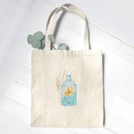 Hibiscus in a Bottle - Canvas Tote Bag