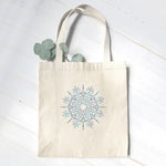 Gradient Snowflake - Canvas Tote Bag