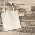 Hand Drawn Rowboat on Water - Canvas Tote Bag