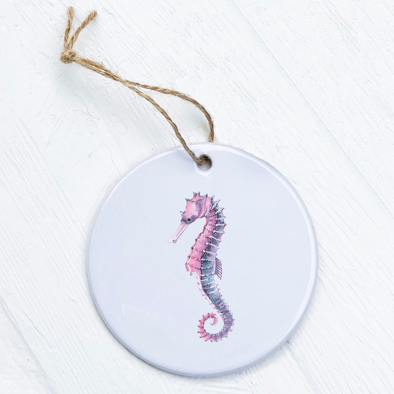 Colorful Seahorse - Ornament