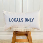 Locals Only - Rectangular Canvas Pillow