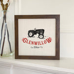 Vintage Icon (Tractor) City/State - Framed Sign