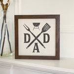 Dad Spatula Fork - Framed Sign
