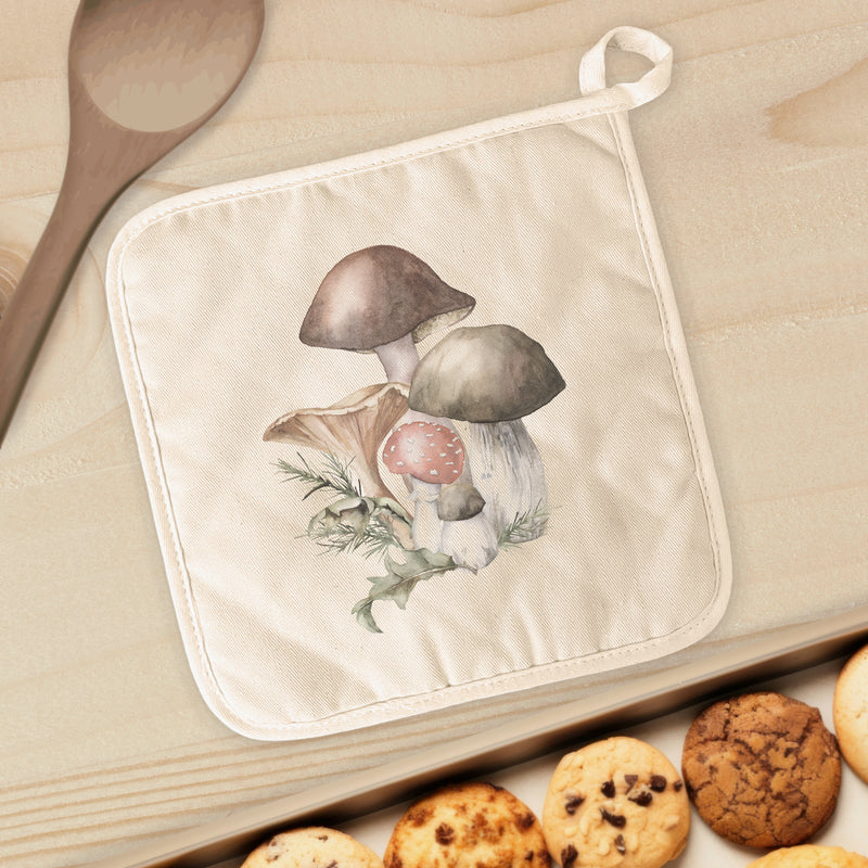Forest Mushrooms - Cotton Pot Holder