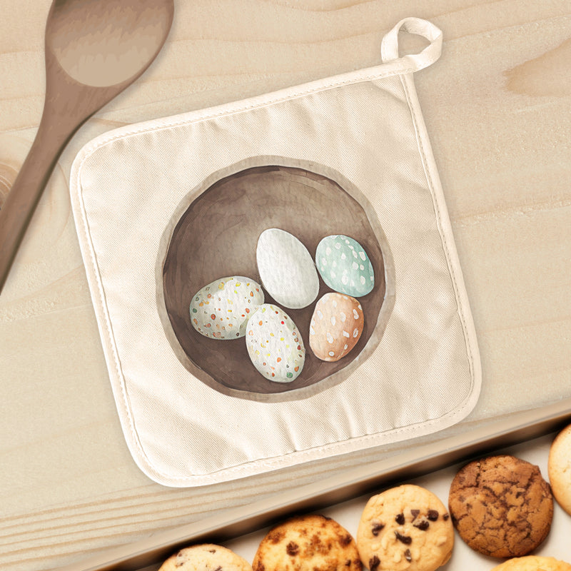 Eggs in a Bowl - Cotton Pot Holder
