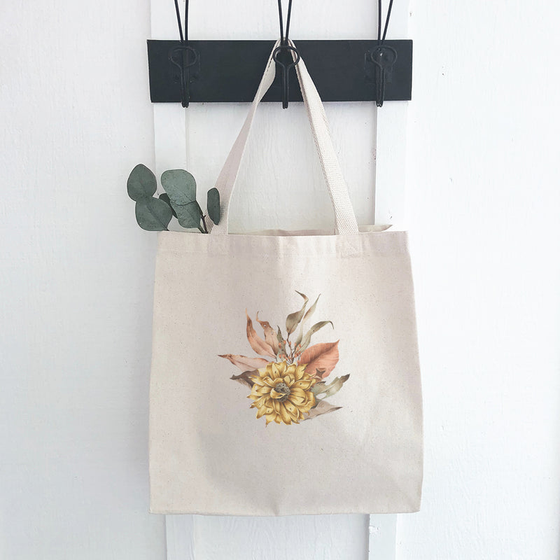 Dried Harvest Flowers - Canvas Tote Bag