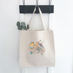 Spring Birds Watercolor - Canvas Tote Bag