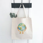 Holding the World - Canvas Tote Bag