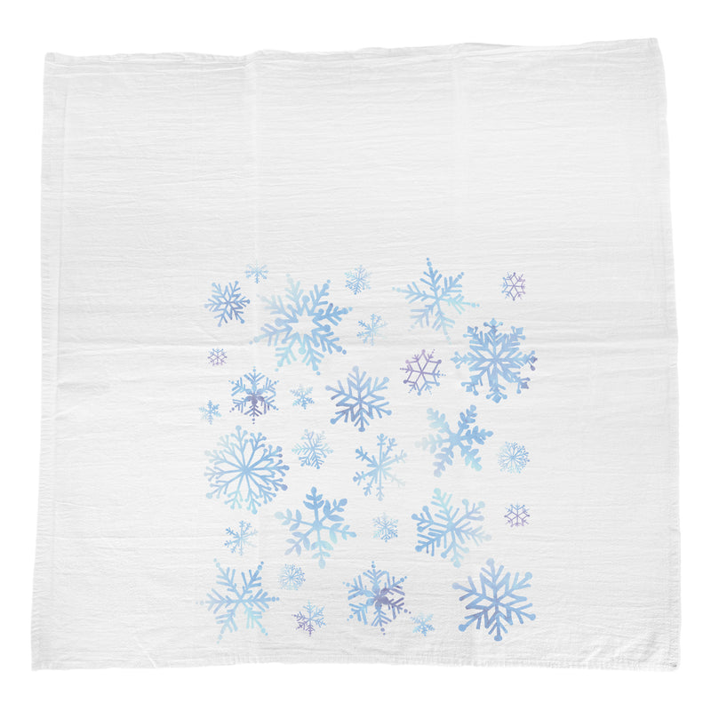 Snowflakes Pattern - Cotton Tea Towel