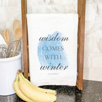 Winter Wisdom - Cotton Tea Towel