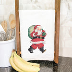 Vintage Santa with Gift Sack - Cotton Tea Towel