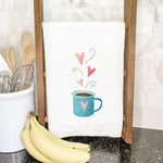 Valentine's Coffee - Cotton Tea Towel