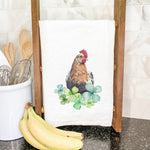 Chicken with Clovers - Cotton Tea Towel