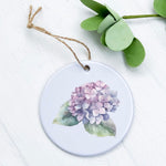 Watercolor Hydrangea - Ornament