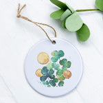 Shamrocks and Coins - Ornament