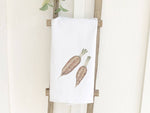 Organic Carrots - Cotton Tea Towel