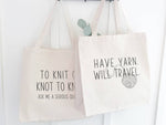 Have Yarn Will Travel - Canvas Tote Bag