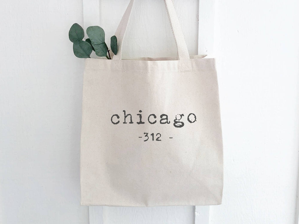 Area Code - Custom Canvas Tote Bag