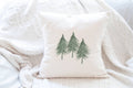Three Trees - Customizable Square Canvas Pillow