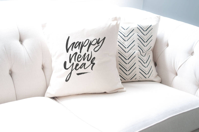 Happy New Year - Square Canvas Pillow