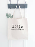 Zip Code - Custom Canvas Tote Bag
