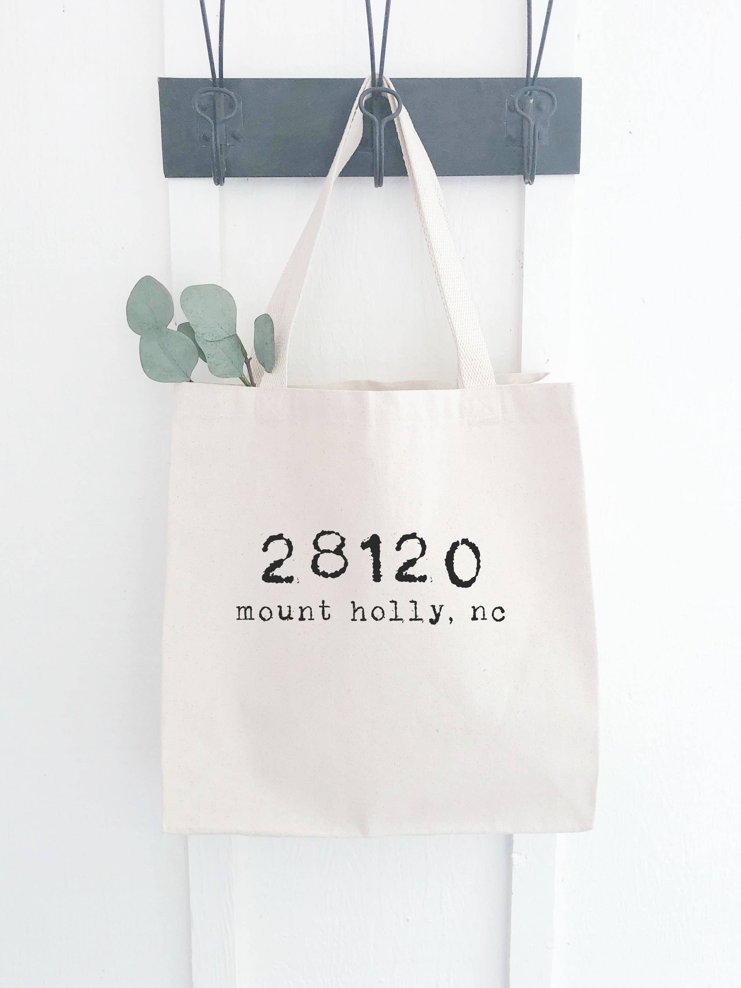 Zip Code - Custom Canvas Tote Bag