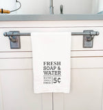 Soap and Water - Cotton Tea Towel