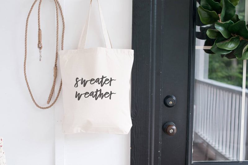 Sweater Weather - Canvas Tote Bag