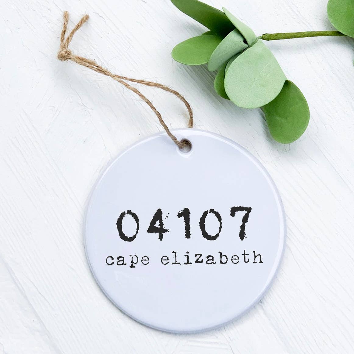 Zip Code - Custom Ornament