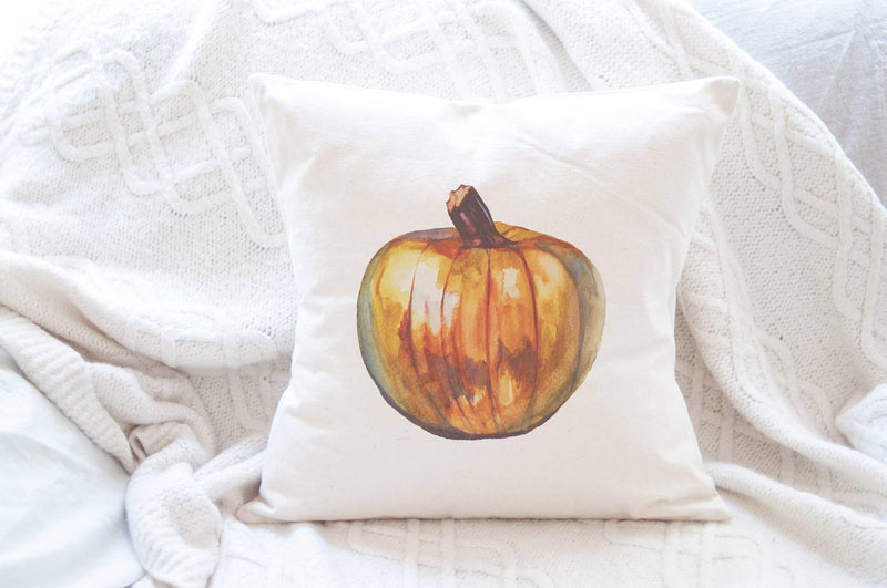 Pumpkin - Square Canvas Pillow