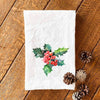 Holly and Berries - Cotton Tea Towel