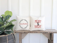 Merry & Bright - Square Canvas Pillow