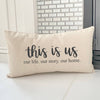 This is Us - Rectangular Canvas Pillow