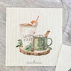 Warm Drinks, Three Trees 2 pk - Swedish Dish Cloth