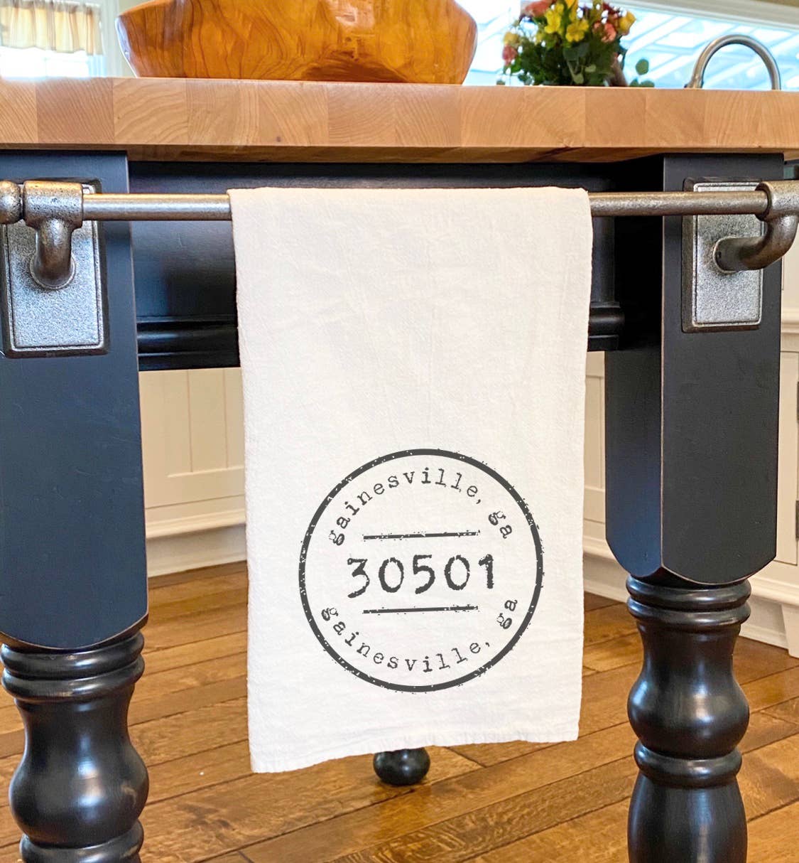 Postmark Stamp - Custom Cotton Tea Towel