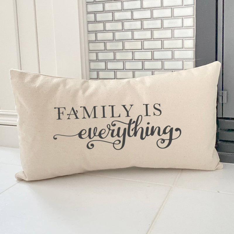 Family is Everything - Rectangular Canvas Pillow