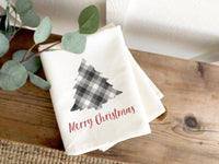 Plaid Christmas Tree - Cotton Tea Towel