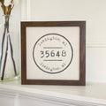 Postmark Stamp - Custom Framed Sign