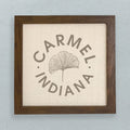 Ginkgo Leaf City State - Custom Framed Sign