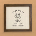 Rose City State Est - Custom Framed Sign