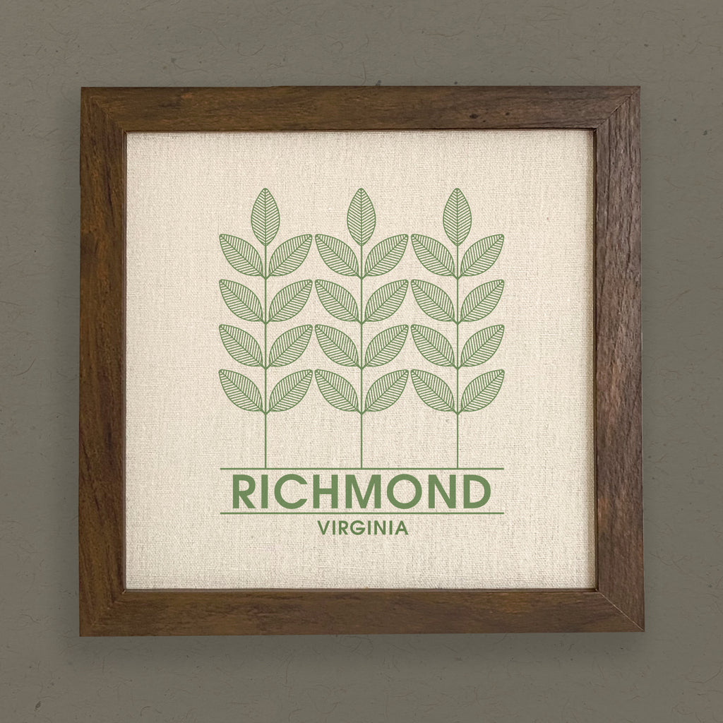 Three Plants City State - Custom Framed Sign