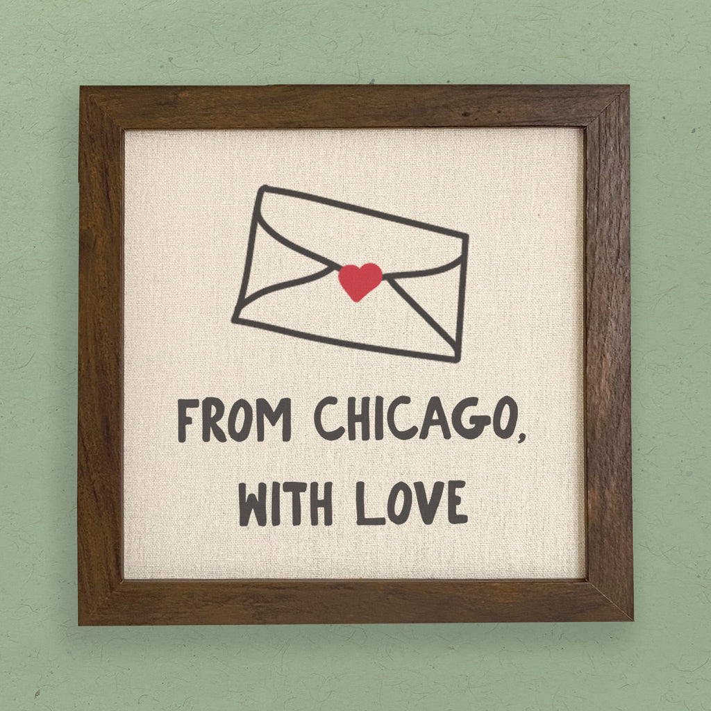From City with Love - Custom Framed Sign