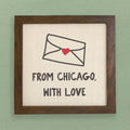 From City with Love - Custom Framed Sign