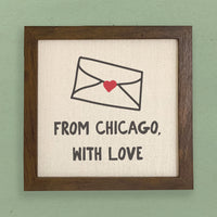 From City with Love - Framed Sign