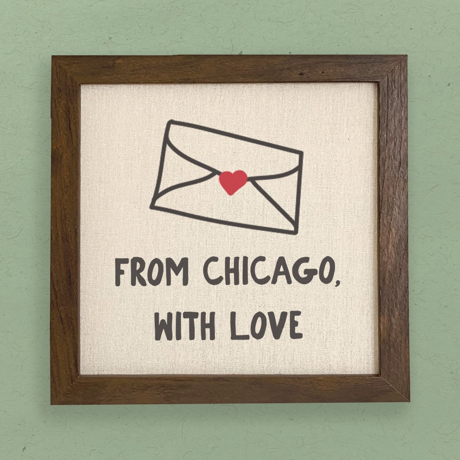 From City with Love - Custom Framed Sign