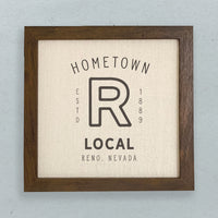 Hometown Custom - Framed Sign