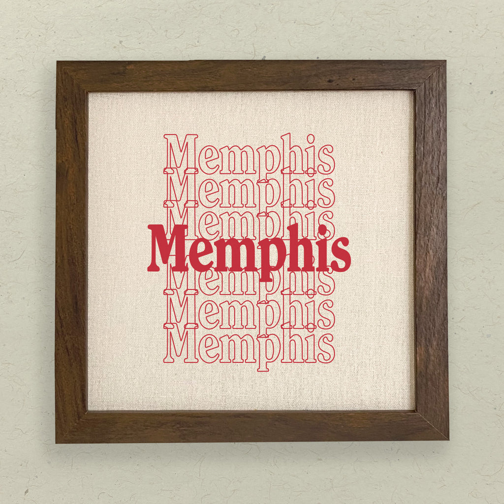 Retro Repeats - Custom Framed Sign