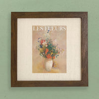 Les Fleurs (The Flowers) - Framed Sign