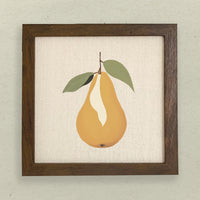 Pear - Framed Sign